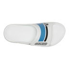 S25 BAUER OOFOS SPORT FLEX SLIDE WHITE/BLUE