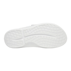 S25 BAUER OOFOS SPORT FLEX SLIDE WHITE/BLUE