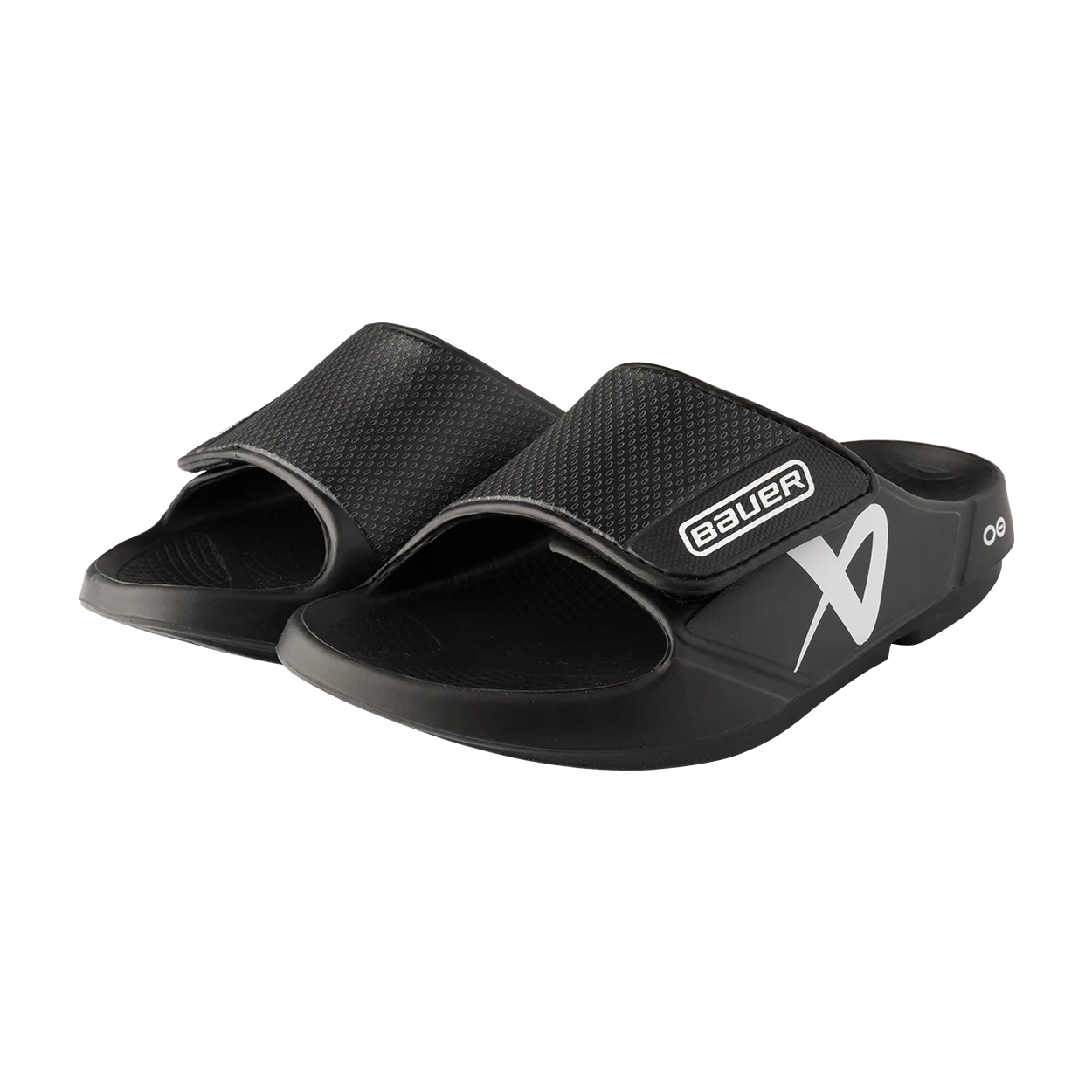 S25 BAUER OOFOS SPORT FLEX SLIDE BLACK