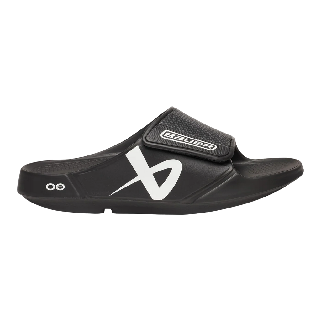 S25 BAUER OOFOS SPORT FLEX SLIDE BLACK