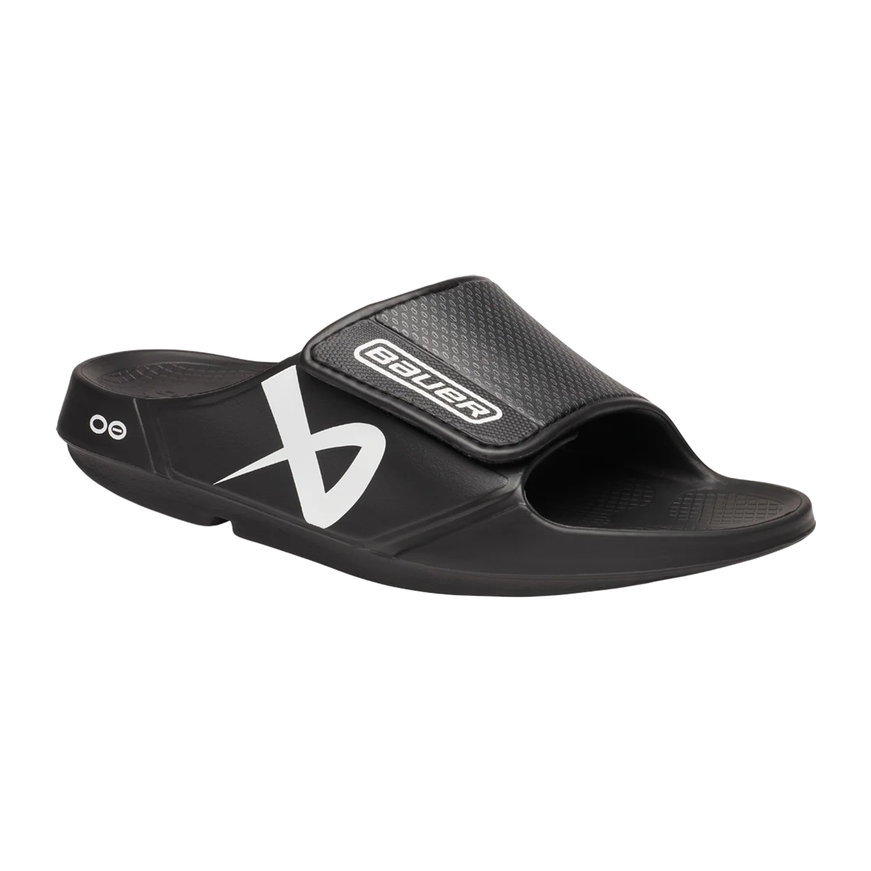 S25 BAUER OOFOS SPORT FLEX SLIDE BLACK