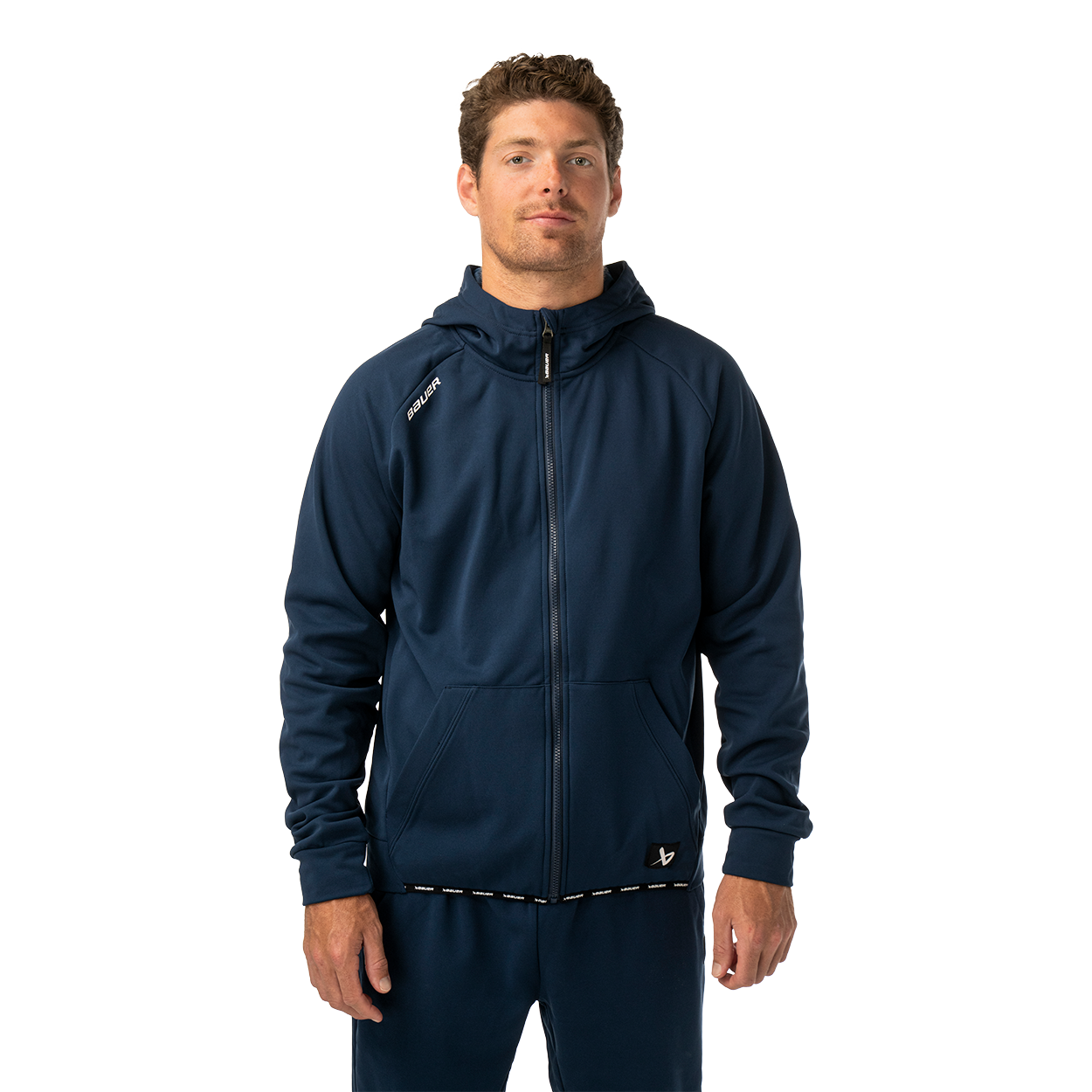 S26 BAUER TEAM FLEECE ZIP HOODIE-SR