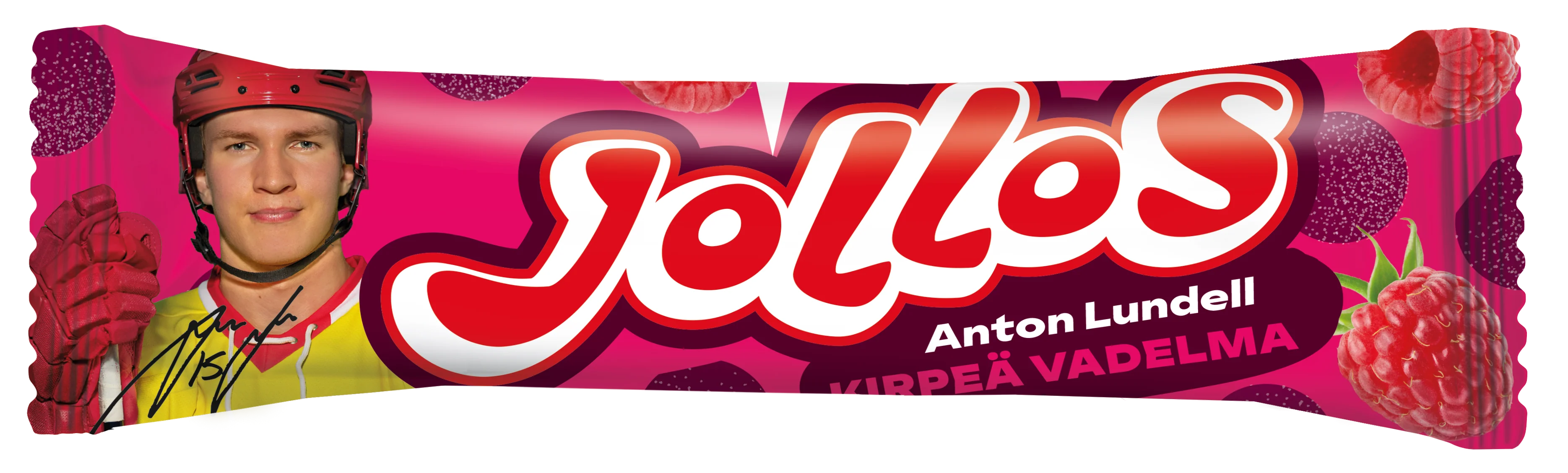 Jollos Vauhtikarkki Kirpeä Vadelma 26g