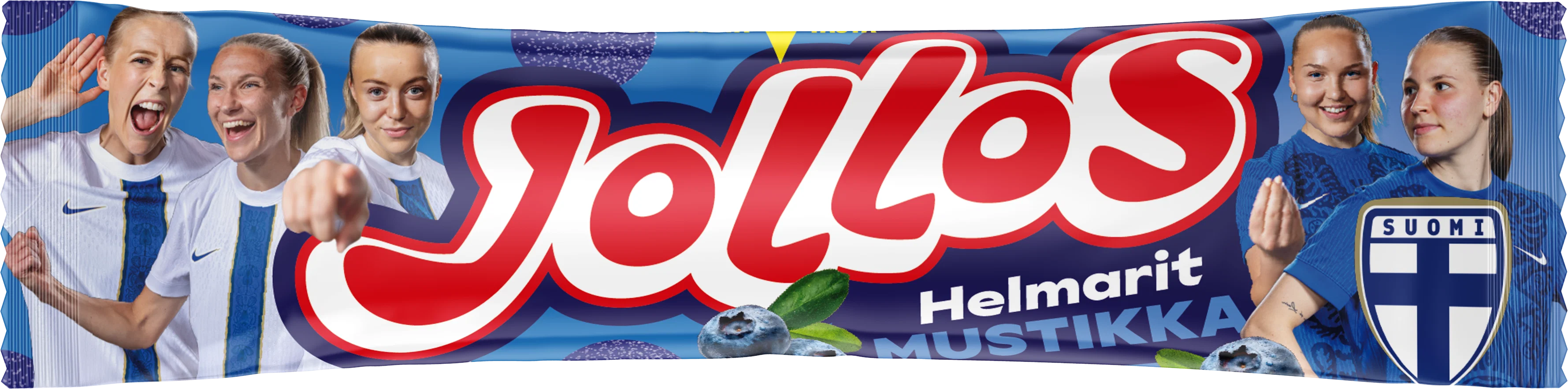 Jollos Vauhtikarkki Mustikka 26g