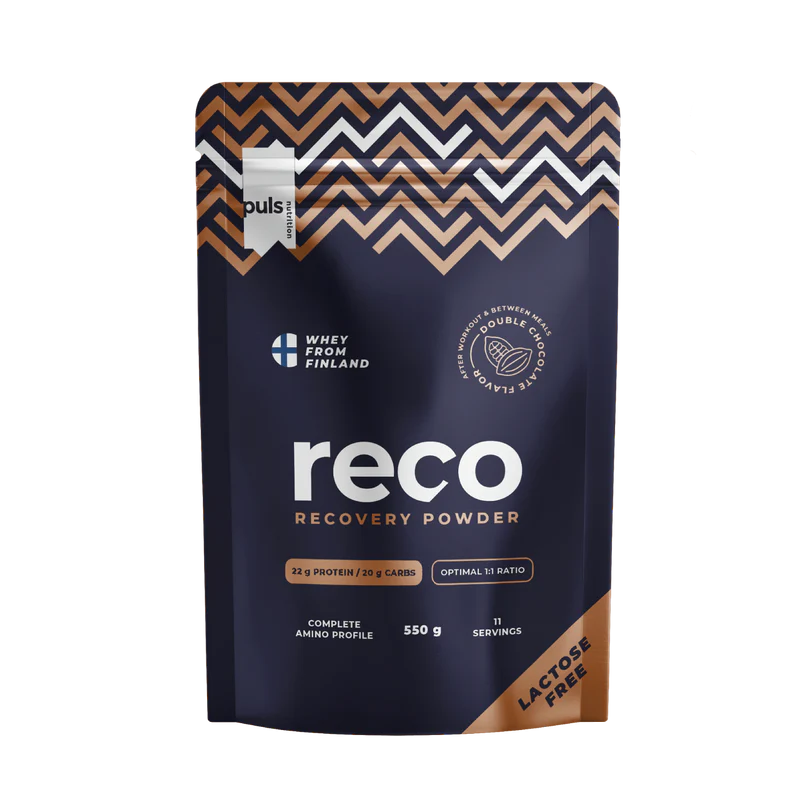 RECO palautusjuoma Tuplasuklaa 550 g Laktoositon