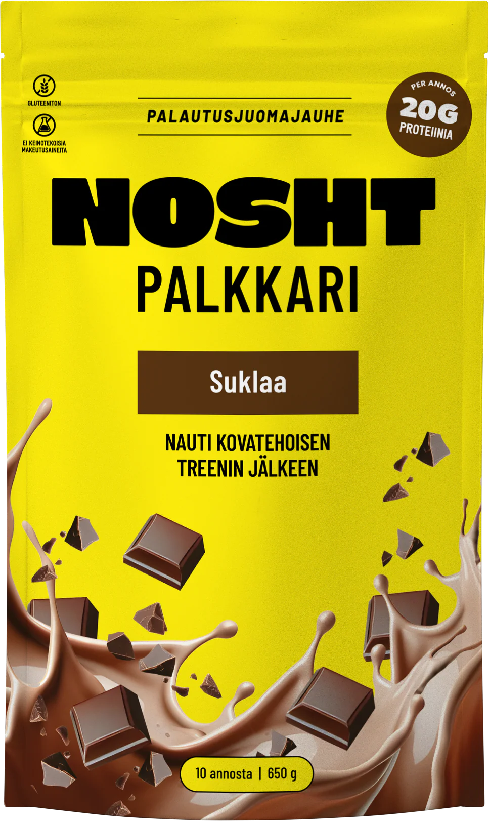 NOSHT RECOVERY DRINK MIX SUKLAA 650g