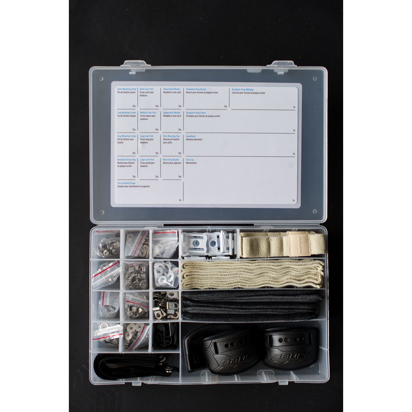 BAUER GOAL MASK HARDWARE BOX