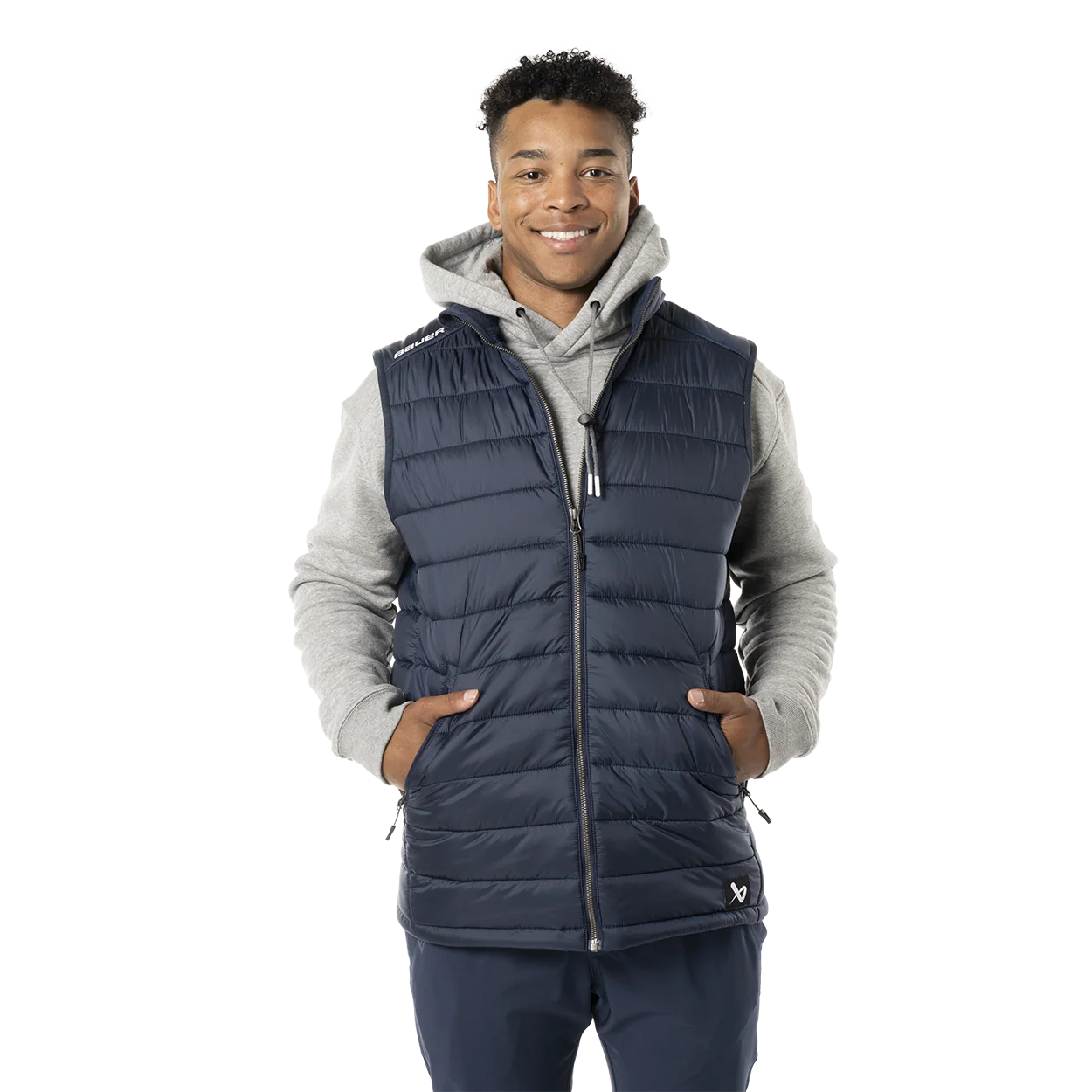 S23 BAUER TEAM PUFFER VEST-SR