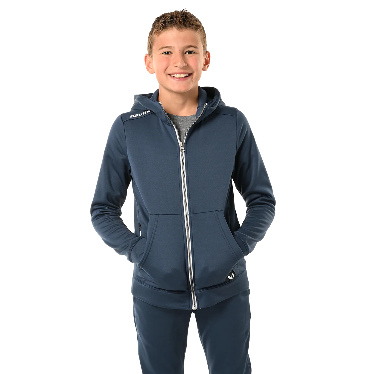 BAUER TEAM FLEECE ZIP HOODIE YOUTH