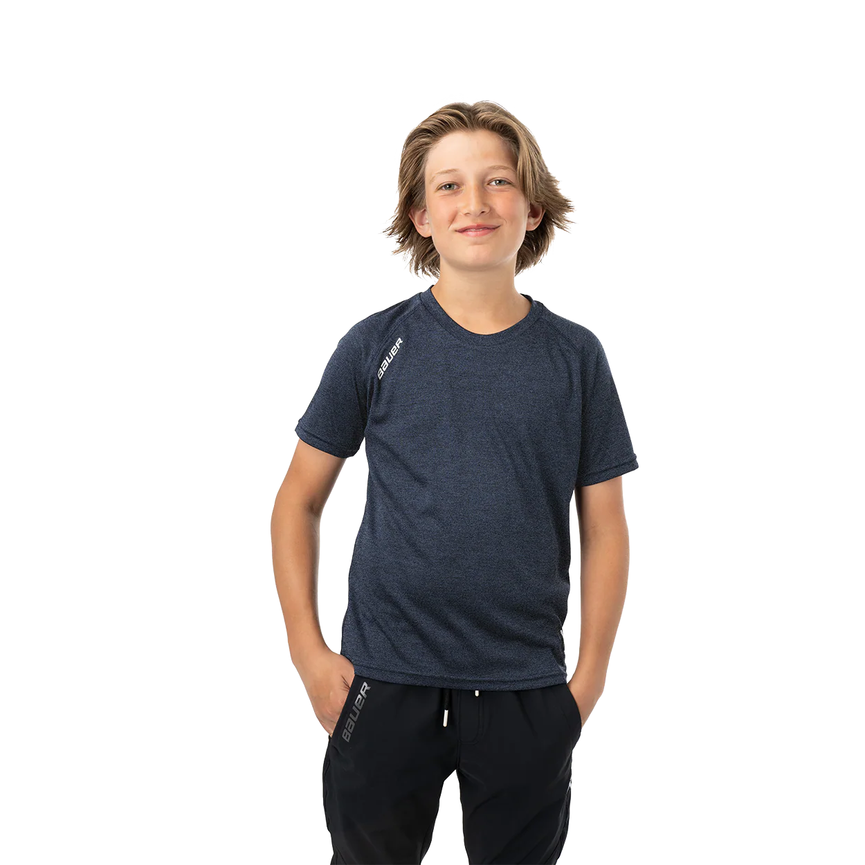 S24 BAUER TEAM SS TECH TEE-YTH